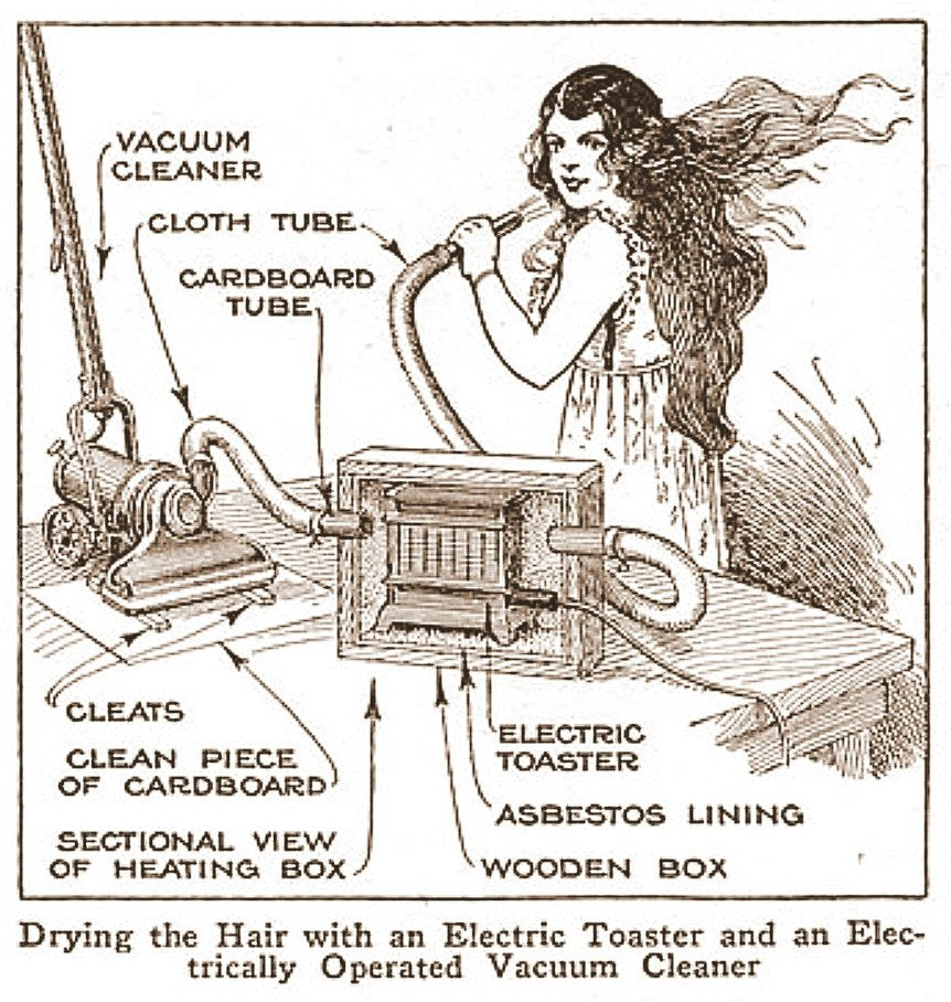 THE DELIGHTS OF VINTAGE VACUUM CLEANERS & THE MISUSE OF ELECTRICAL PRODUCTS