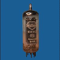 EZ80, 6V4, CV1535, RECTIFIER, B9A