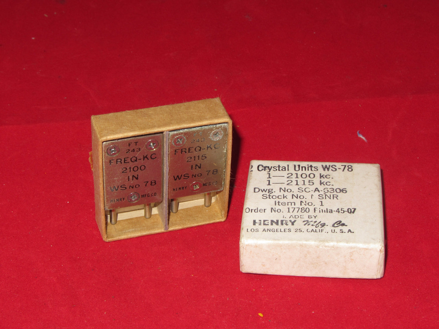 All sorts of vintage crystals or if you prefer xtal, from Bliey, FT-243, Cathodeon, GEC, Marconi amongst others