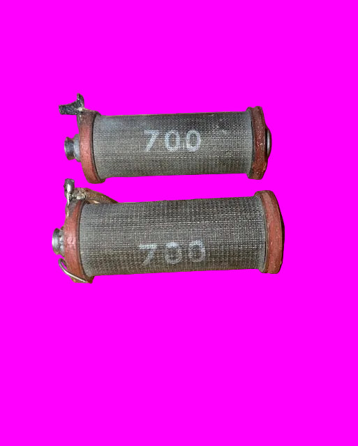 2X FABRIC BOUND, 700R COILS, 24mm DIA,  58mm LENGTH, POSSIBLY TELEPHONY RELATED