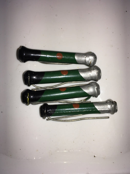 ERIE, DOGBONE, SOLID ROD, CARBON RESISTORS, BODY TIP SPOT TYPE 10A,500R, 1-2W