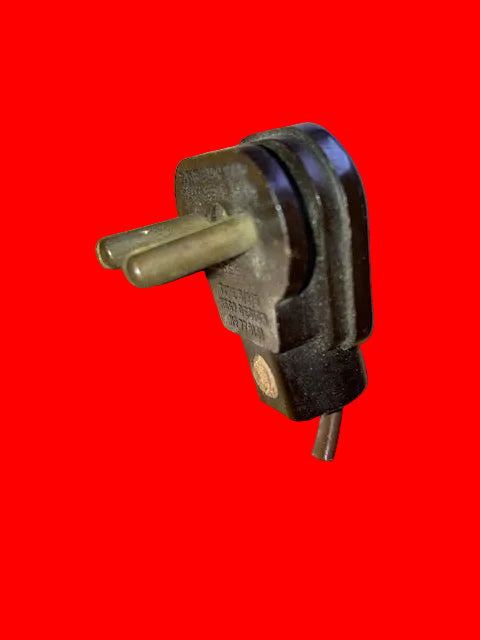 5A, CLIX, type 5/2/B, Mains Plug, 2 pin, Brown Bakelite