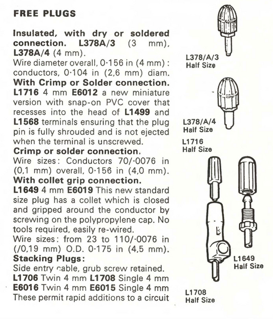BELLING, TURNER COATES, WHITE SOCKET, SQUARE MOUNT, 3mm SILVER PLATED SHAFT, O-Z MULTIPOLE, L378/S/3