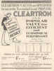 CLEARTRON, CT, CT15, PIP-TOP, 1927,  FILAMENT OK,