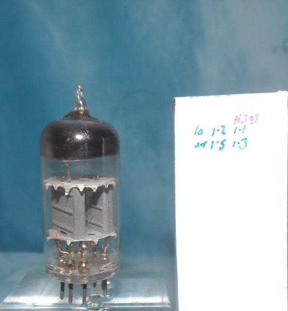 CV4004, MILITARY SPEC, ECC83, MULLARD, BOX ANODE, MITCHAM JULY 1960 , MANUFACTURE