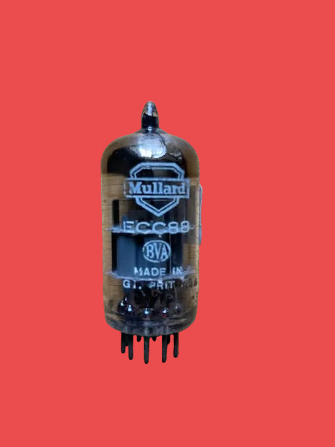 ECC88, MULLARD, 6DJ8, WHITE PRINT, Ga2 B6C3, MARCH 1966 BLACKBURN  MANUFACTURE