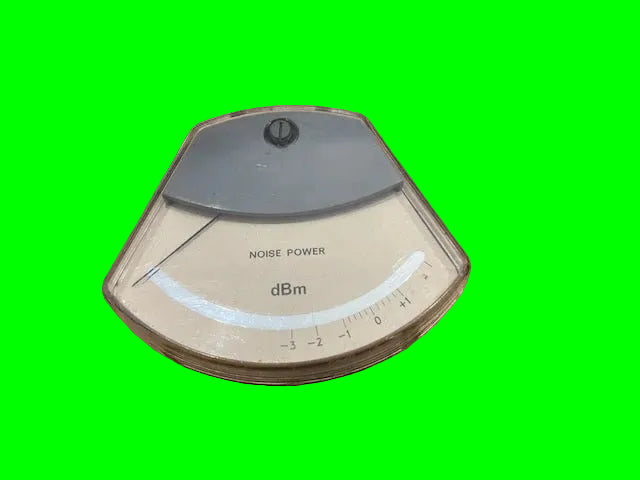 Ernest Turner, Moving Coil Meter, 100uA FSD, Scaled dBm, ex Marconi TF2002, TF2015, TF2xxx