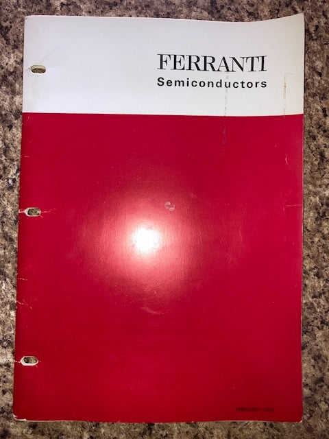 FERRANTI SEMICONDUCTORS, DATABOOK, FEBRUARY 1970