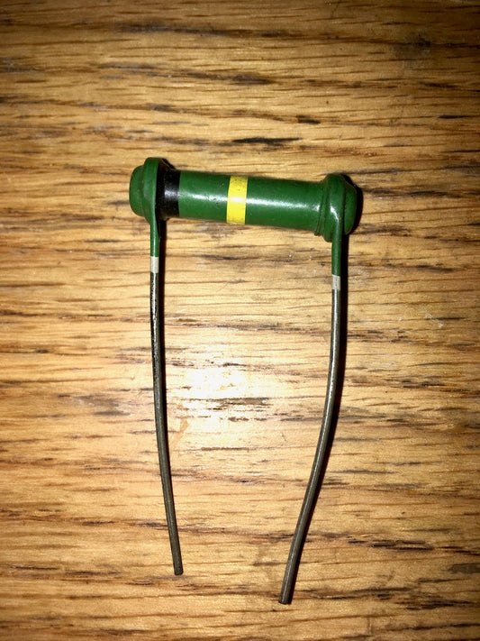 ERIE, DOGBONE, SOLID ROD, CARBON RESISTORS, BODY TIP SPOT TYPE 10A, 500K, 1-2W