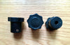 EDDYSTONE , FLUTED KNOB, , BLACK BAKELITE, CAT NO 895, 27mm LONG, 28mm DIA