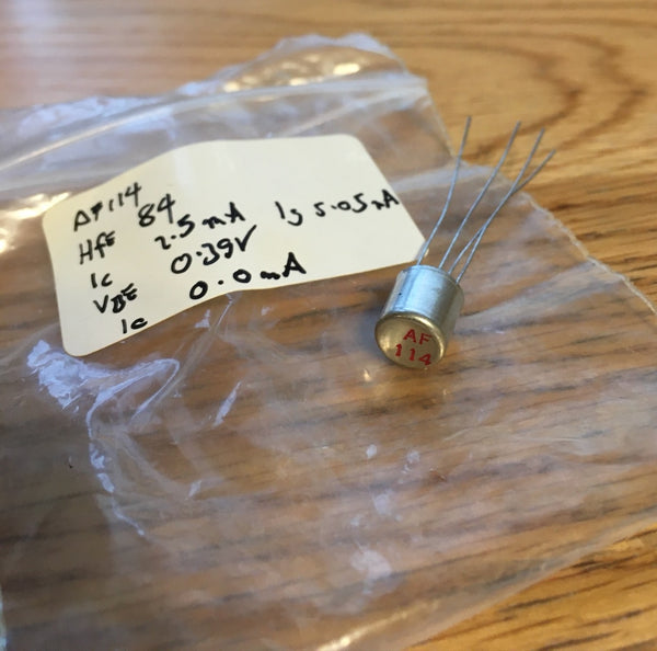 MULLARD, AF114, GERMANIUM TRANSISTOR, NOS, TESTED