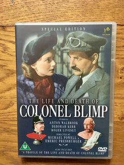 The Life and Death of Colonel Blimp, 1943, DVD, Powell & Pressburger, FREE UK POSTAGE