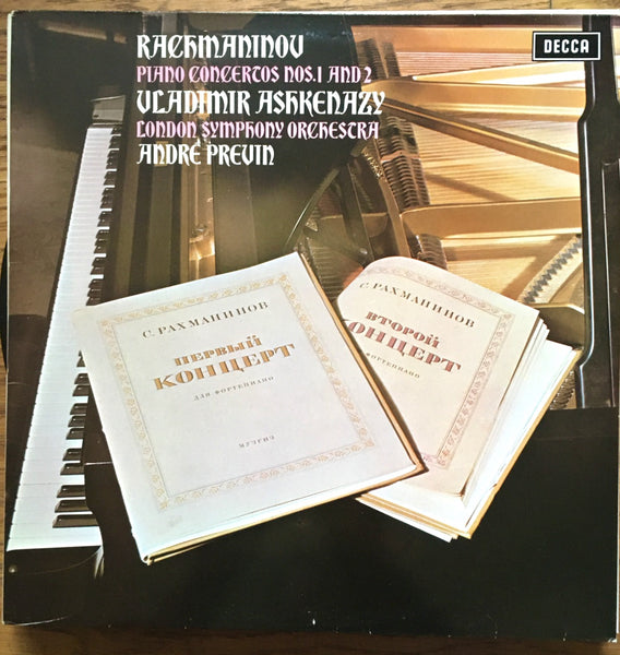 Decca, SXL 6554, LP,  Rachmaninov, Piano Concerto Nos1 & 2, Vladimir Ashkenazy, Previn,  LSO, EX+/EX+