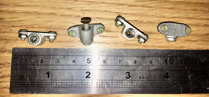SET OF 4X, BRACKETS, TO MOUNT A BASEPLATE OR TOP PLATE ON AN ALUMINIUM CHASSIS