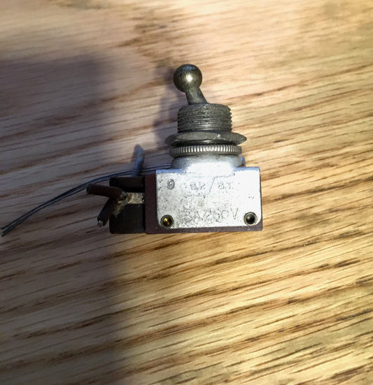 RADIOSPARES, RS , SPST, BALL DOLLY,  SWITCH , 3A @ 250V, EX EQUIPT
