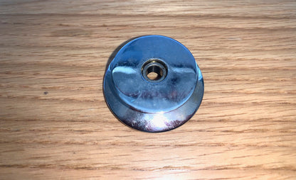 Chrome, guide wheel, capstan guide, 36mm Dia