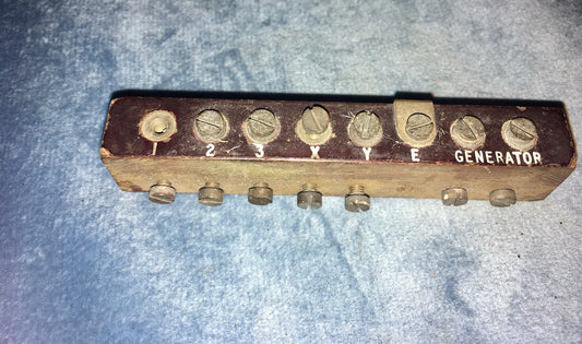 Tufnol, 8 Position, Terminal Block,  Barrier Strip, 8 way, Military, Ex equipt, 85 x 12 x 18mm