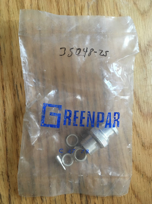Greenpar, 35048-25 Clamp BNC male connector for RG59, RG62, UG-260B/U
