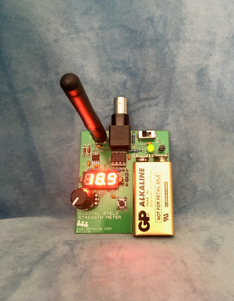QRPGuys, Digital Field Strength Meter, Built, tested and working