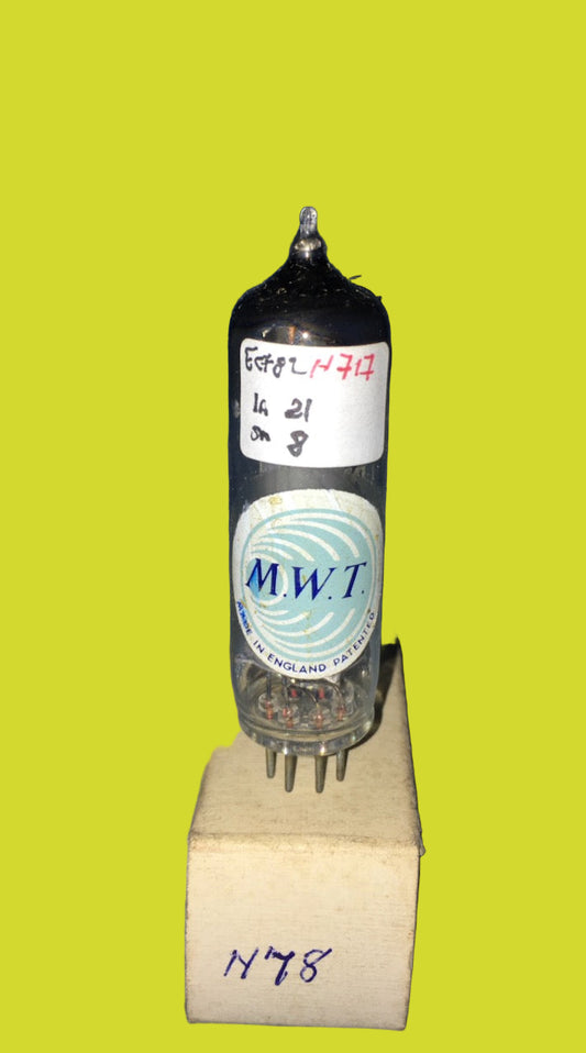 N78, MARCONI WIRELESS TELEGRAPH, MWT, 6BJ5 ,CV3711, CV4062, OCTOBER 1959, NOS WHITE BOX, EDDYSTONE