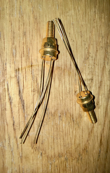 PHILCO, GOLD CASE, GOLD LEADS, 2N2307, PNP, TRANSISTOR, MISSILE ELECTRONICS, COMPUTER SWITCHING