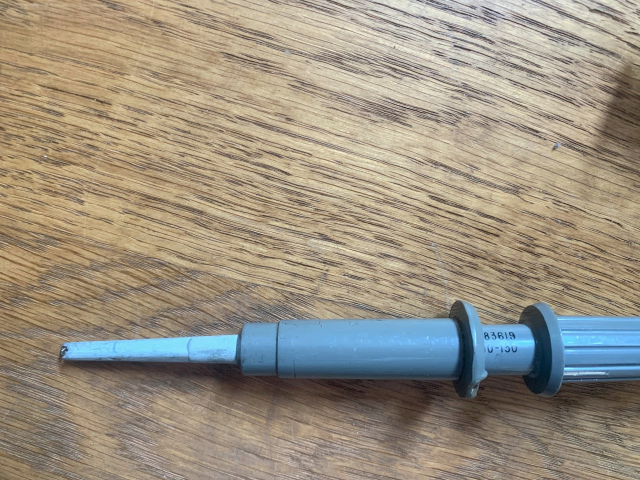 TEKTRONIX SCOPE PROBE, 010-130 PROBE, WITH SCREW ON TIP, 013-071, 10x 7pF