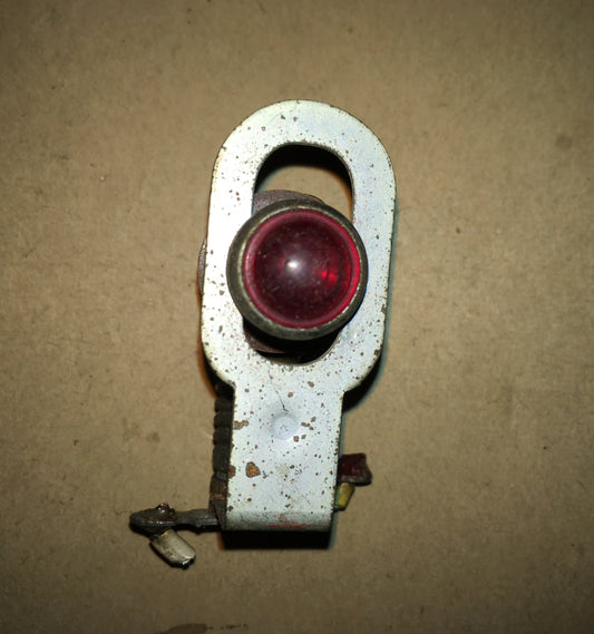 BULGIN PANEL LAMP AND ESCUTCHEON, D170, AS USED ON NATIONAL HRO OTHER WW2 APPARATUS