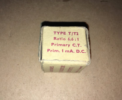 RADIOSPARES, RS, T/T2, TRANSISTOR DRIVER TRANSFORMER, RATIO 6.6:1,  SEC CT, PRIM 1mA DC,  2X OC72 INTO 3OHM SPEECH COIL