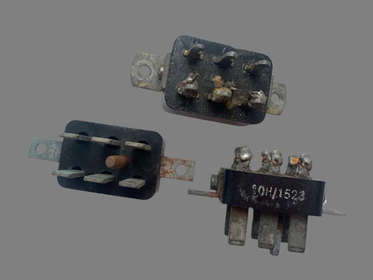 JONES PLUG,  6 PIN MALE, 10H/427, 10H/1523, CHASSIS MOUNT,