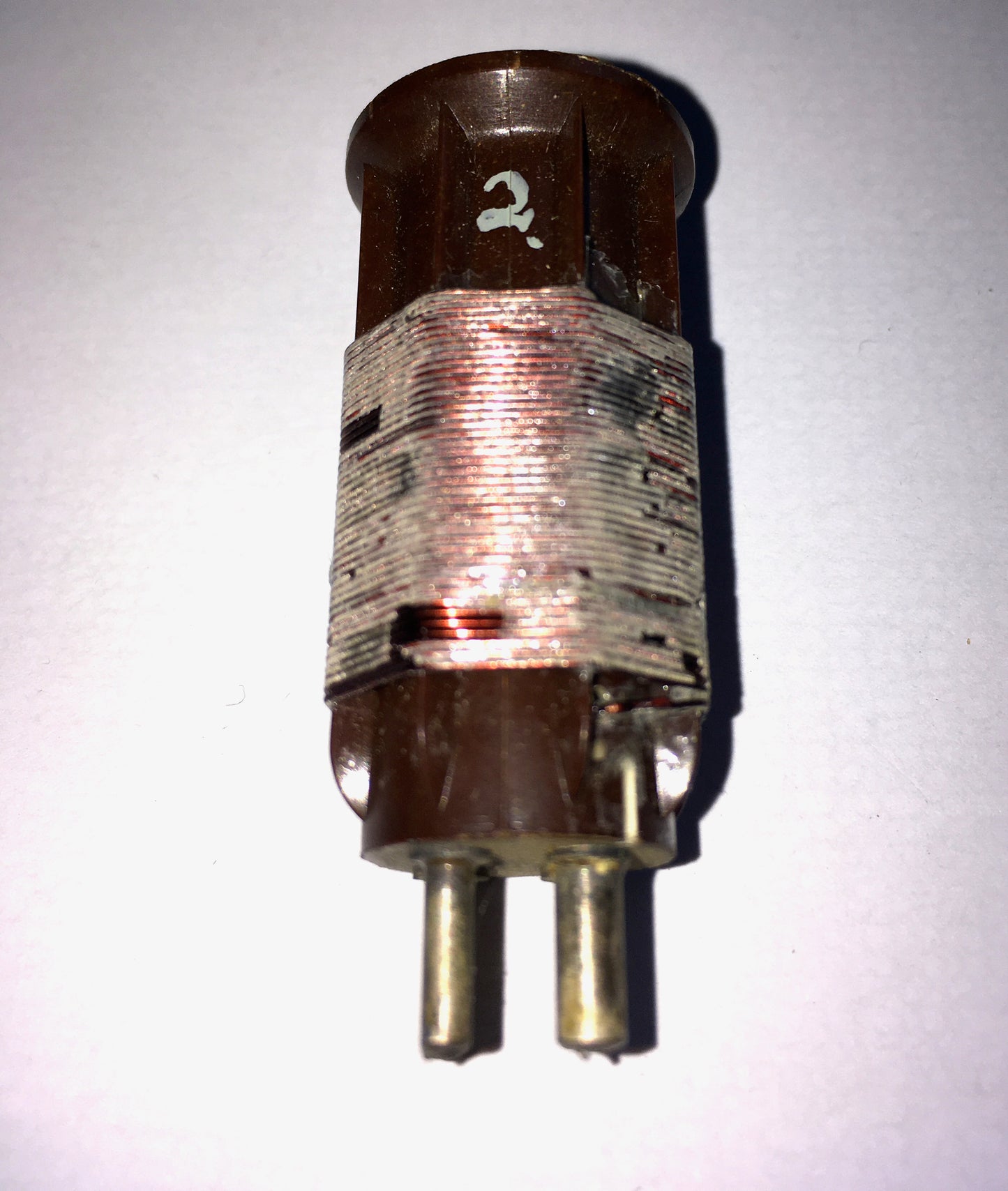 EDDYSTONE, MINIATURE PLUG IN TUNING COIL, 4 PIN,  NO 706, MARKED '2'