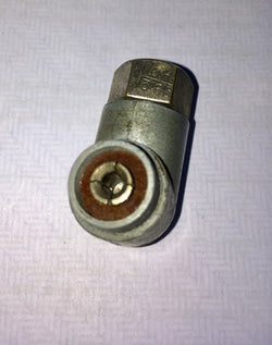 PYE PLUG, FEMALE, PYE SOCKET, COAXIAL RT ANGLE ENTRY, 10H/13185, AS USED ON, GEE RF UNIT , WS19, VARIOMETER,  etc. NEW UNISSUED.