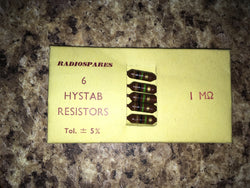 Radiospares, RS,Hystab,High Stability, Resistor 5% 0.5W Piher, Carbon Film, CF, BOXED  Various Values