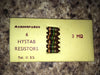 Radiospares, RS,Hystab,High Stability, Resistor 5% 0.5W Piher, Carbon Film, CF, BOXED  Various Values