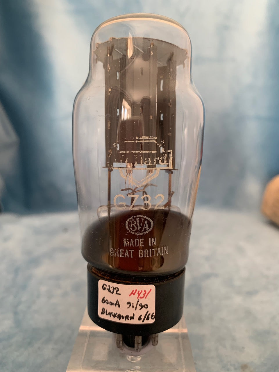 MULLARD, GZ32, NEW BOXED, JUNE 1966 BLACKBURN PRODUCTION, CV593