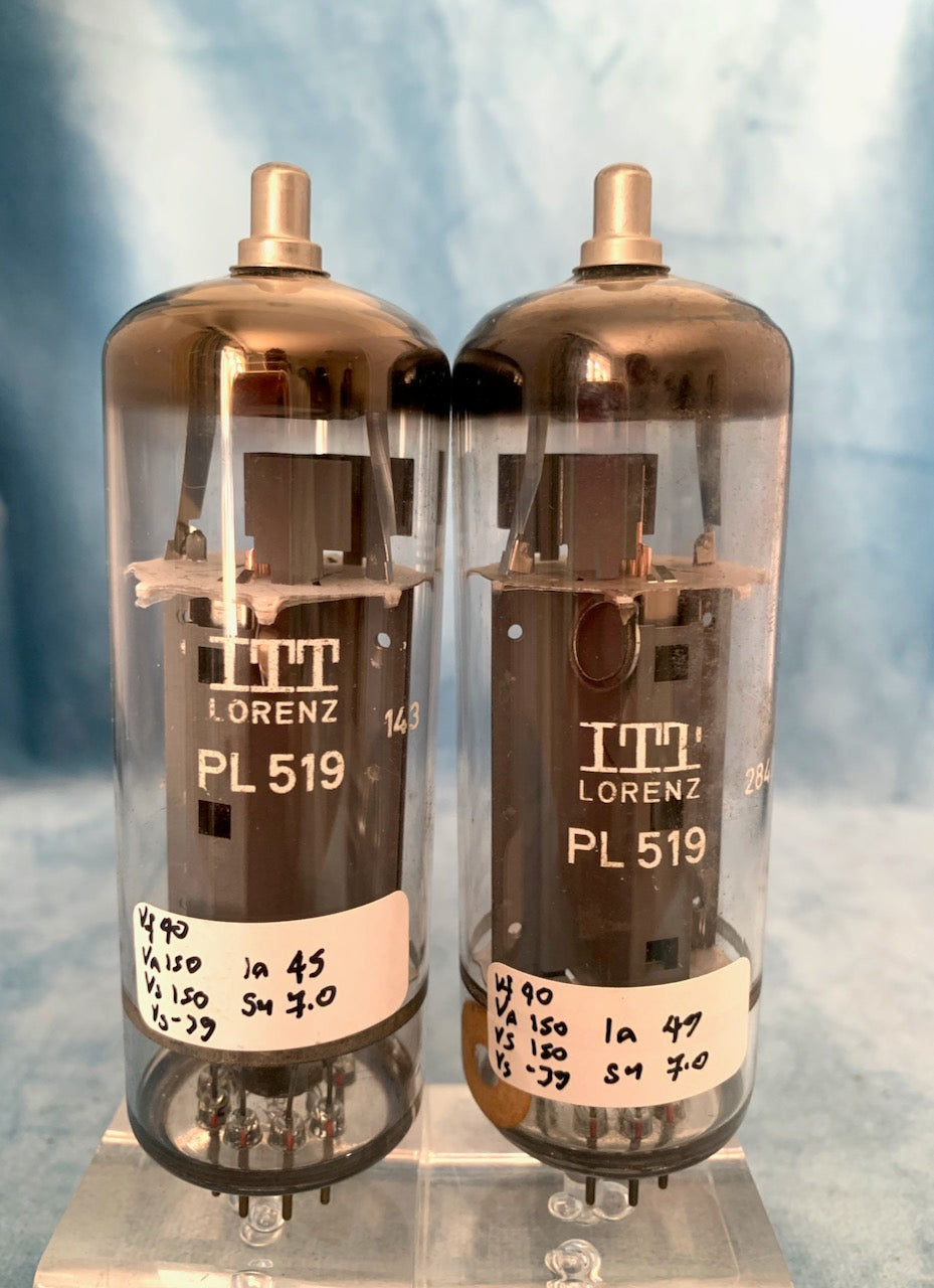 PL519, ITT LORENZ, MATCHED PAIR, TESTED, 40KG6