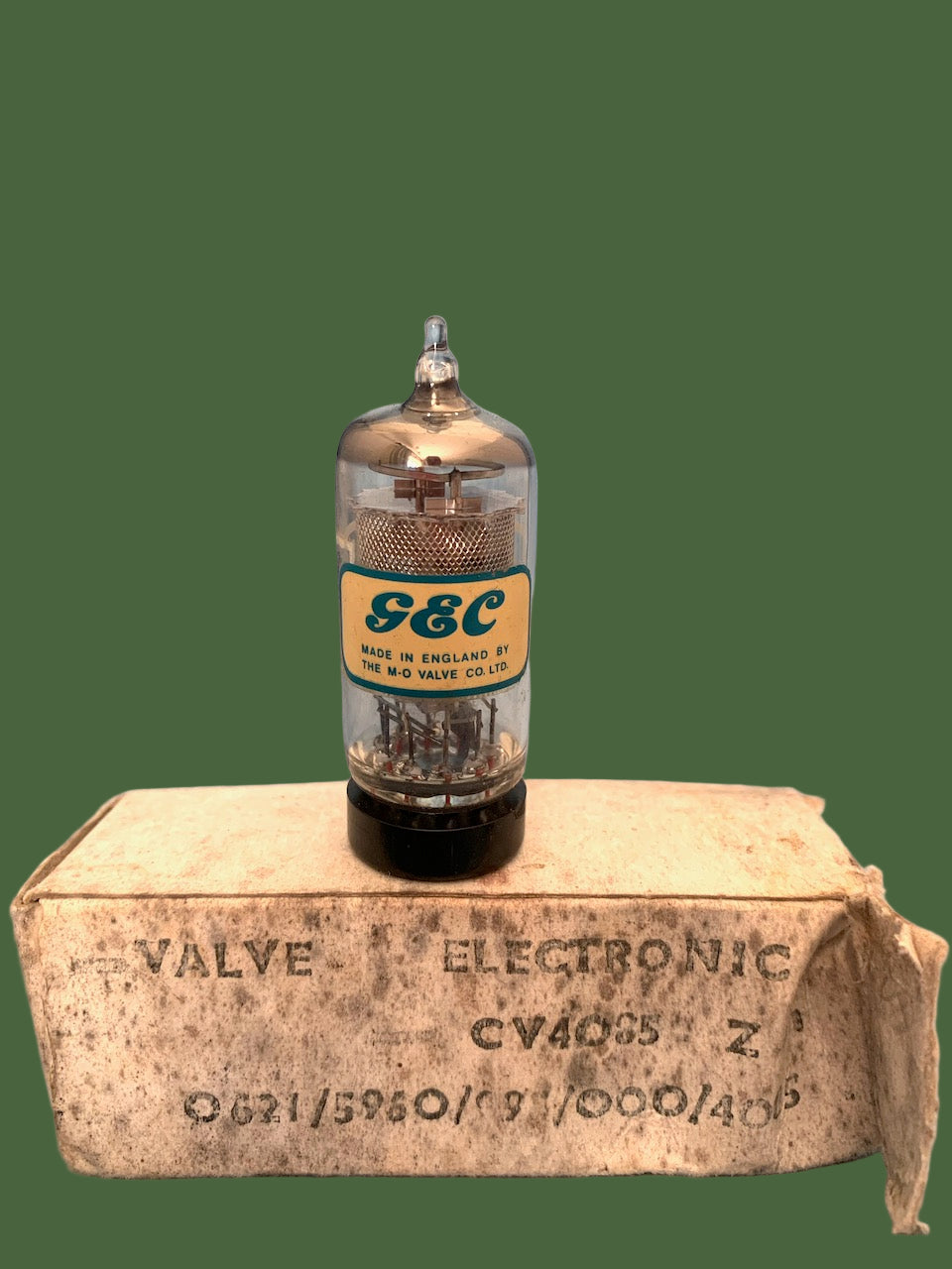 CV4085, GEC, Z729, EF86,, PIN MESH SCREEN, 20mm ELECTRODE CAGE, HAMMERSMITH, OCTOBER 1976 MANUFACTURE, BOXED, NOS