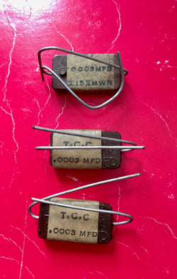 TCC,  AIR MINISTRY, MICA CAPACITOR, 0.0003uF