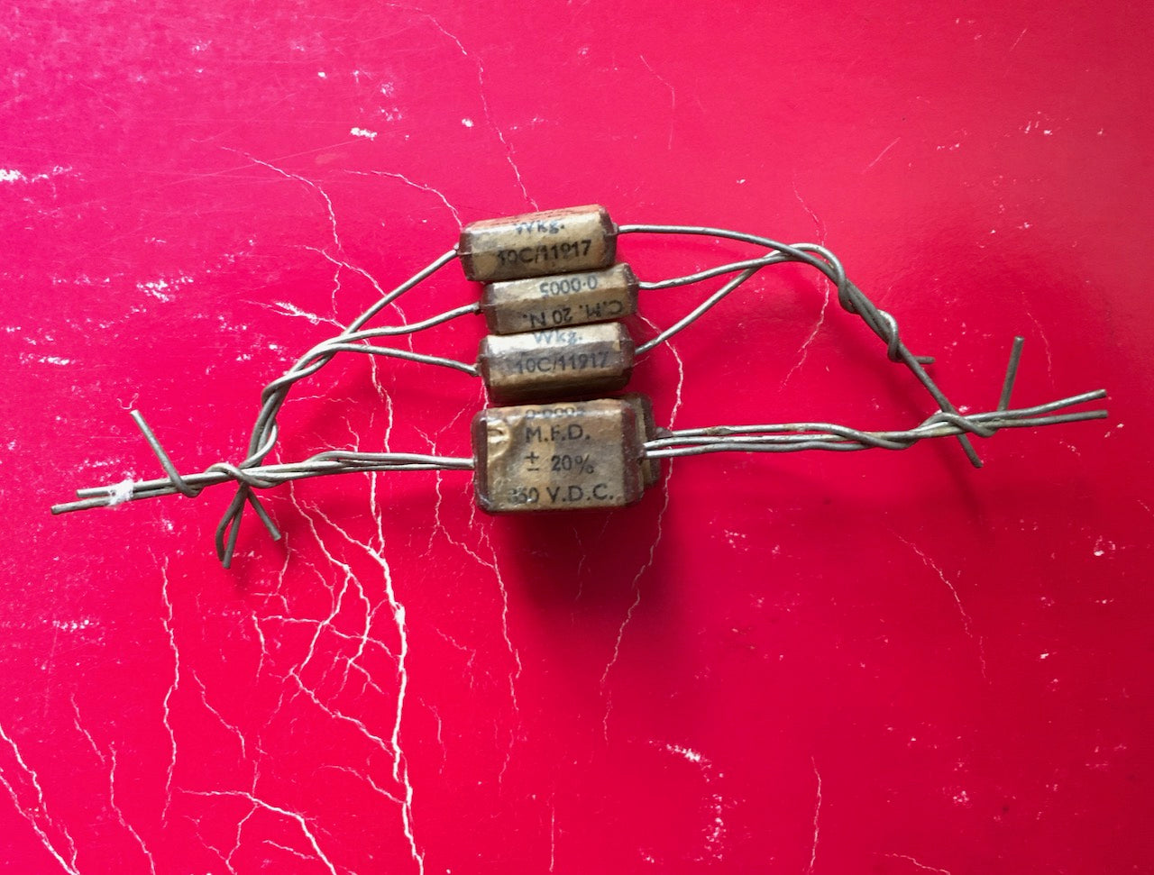 TCC,  AIR MINISTRY, MICA CAPACITOR, 0.0005uF, 10C/11917
