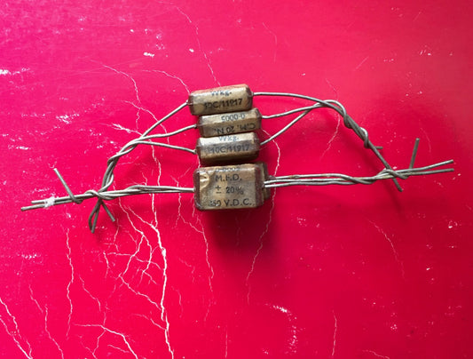 TCC,  AIR MINISTRY, MICA CAPACITOR, 0.0005uF, 10C/11917