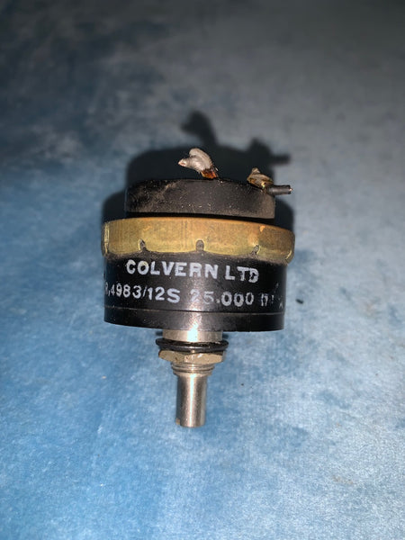 Colvern, Rotary Switched Potentiometer,  25K, CLR4983,  ex equipt