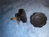 MARCONI KNOB, OCTAGONAL FLUTE,  BLACK BAKELITE , WITH POINTERS,  6MM SHAFT,  40mm DIA, AIR MINISTRY, 10AK/1516  CR100