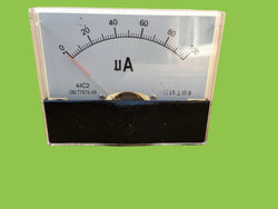 0 - 1 00 uA, Moving Coil Meter, CtiFJ, 100 x78mm