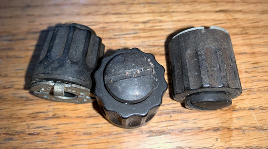 MILITARY RADIO, CONTROL KNOB, SET OF 3X,  ZA290183 , EX EQUIPT