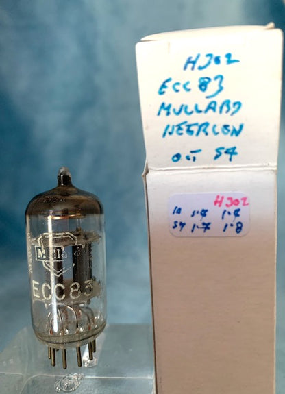ECC83, MULLARD,  I65 , MULLARD,  HEERLEN MANUFACTURED, OCTOBER 1964