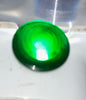 AMERICAN, MILITARY, LAMP INDICATOR, GREEN GLASS, BRASS BODY, 22mm DIA, EX EQUIPT