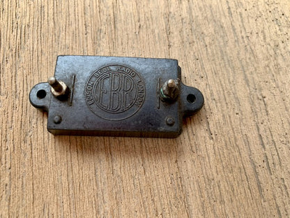 EDISON BELL, MICA CONDENSER, 0.003uF, BAKELITE BODY, 1930, FOR RESTUFFING