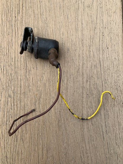 MILITARY HEADPHONE SOCKET, WITH WATERPROOF SHROUD & PLUG, EX EQUIPT,