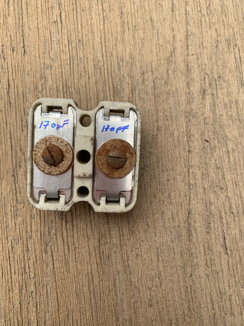 Ceramic, Twin, Variable Trimmer, 170 + 170pF, NOS