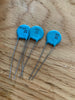 STC, ceramic disc capacitors, 0.01uF, 10nF, 2200V, pack of 3x