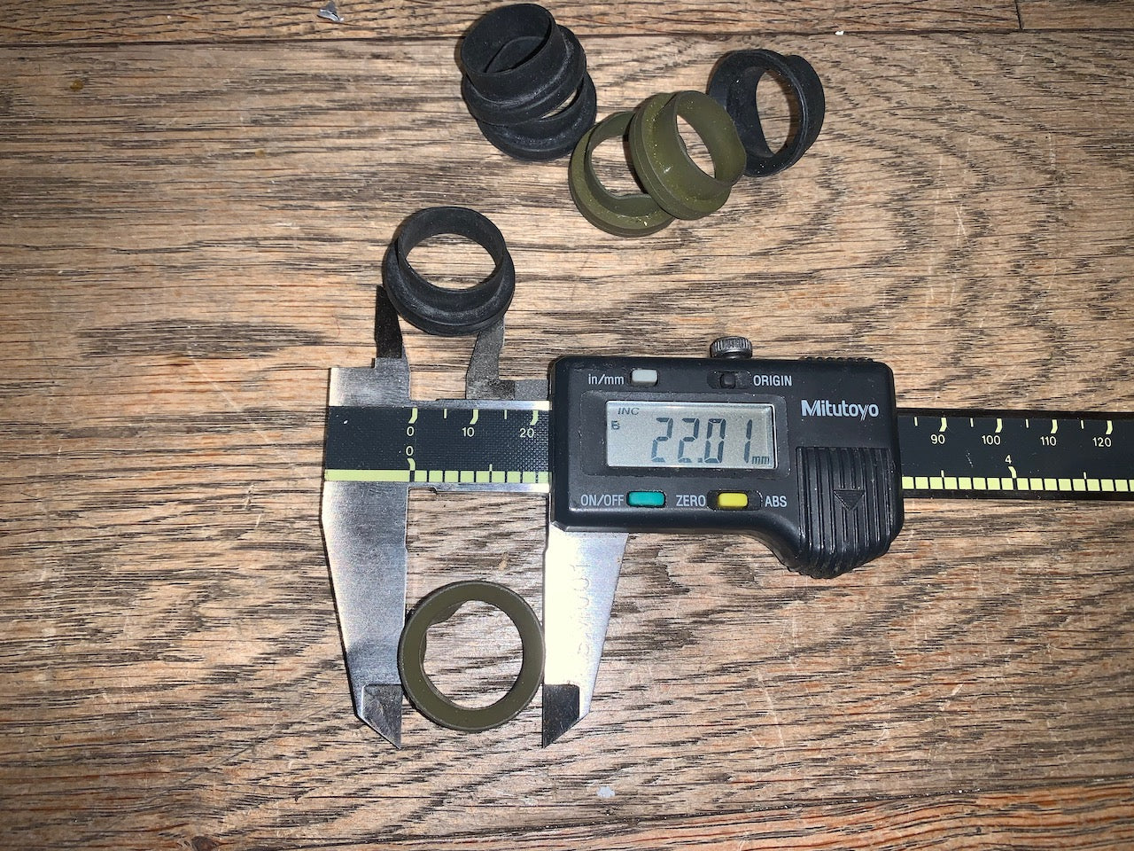 Pattern 104,  Plessey, Mk 4, Aluminium, Outlet Gasket,  22mm OD,